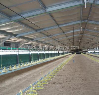 China Farms Teller Poultry Farm Environmental Controlled Design Layout For Chicken Shed en venta