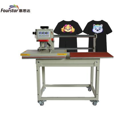 China Printable High Quality Flat Product Heat Press Sublimation Garment Printer Fabric T-shirt Printing Heat Press Machine 40*60cm for sale