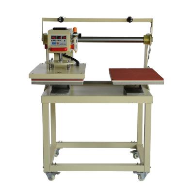 China Pneumatic Textile Heat Press Machine 40x60cm Large Format Printable Four Star Flat Product Double Station for sale