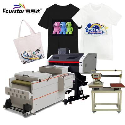 China Heat Transfer Printing On Garment Clothes Printing DTF Printer Hot Selling Customized And Personal T-shirt With 2pcs EPS Head for sale