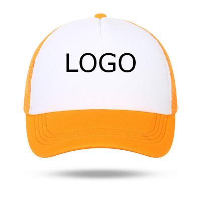 China Cheap Custom 5 Mesh Panel Trucker Hat For Commoners, Applique Embroidered Patch Gorras Trucker Hats for sale