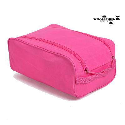 China Durable Pink OEM ODM New Travel Travel Sports Shoe Storage Bag Waterproof Luggage Shoe Bag for sale