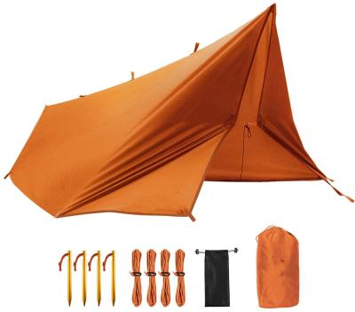 China Waterpoof Light Weight Waterproof Multifunctional Outdoor Camping Travel Tent Backpacking Sun Shelter Rain Tarp for sale