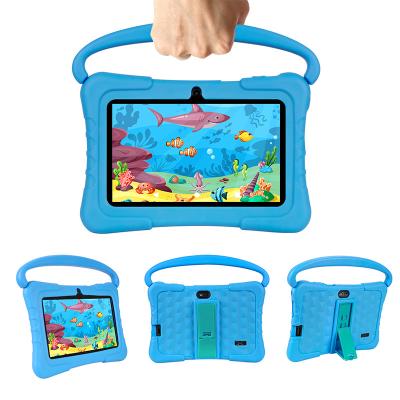 China Android-tabletten 2 GB RAM 16 GB 32 GB ROM Kinderen Educatief Leren 7 inch Tablet PC met tablet cover Te koop