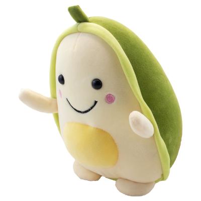 China Factory Wholesale Custom 100% Soft Boa Stuffed Fruit Plush Toy Avocado for sale