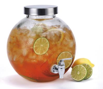 China SGS/FDA  CERTIFICATE  1.25 gallons mini lemonslice cold glass beverage dispenser  for home&hotel for sale