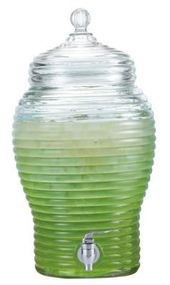 China Capacity 1.4 gallon mini beehive cold glass beverage dispenser with SGS/FDA  CERTIFICATE for sale