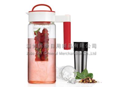 China Custom 3 in one glass water infuser pitcher / fruit infusion pitcher 1 - 56oz for sale