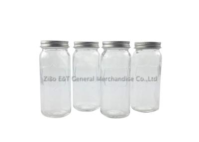 China Custom 100ml Glass bottles , Storage Glass Spice Jars for food for sale