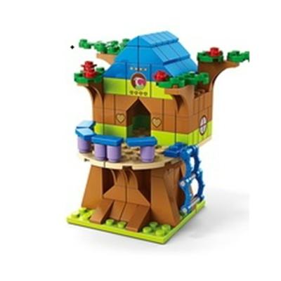 China Original hot sale educational toy simulation of various shapes of DIY building block treehouse for sale