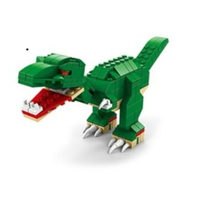 China Toy High Quality Best-Selling Educational Multiple Shapes Create Simulation Dinosaur Building Blocks Set for sale