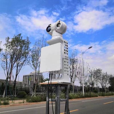 China All Weather Drone Detection Radar System With Thermal Imaging And PTZ Camera for sale