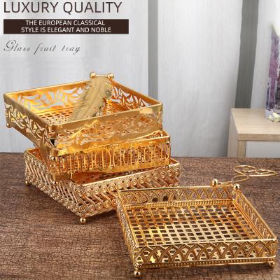 China Gold Traditional Metal Rack Holder Flat Paper Napkin Factory Price Napkin Holder For Table Decoration for sale