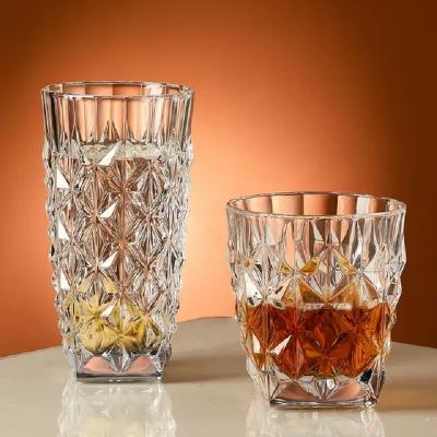 China Modern Clear 300ml Whiskey Glass, Rocking Glasses For Bourbon, Whiskey; 360ml Tumbler Drinking Glasses for sale