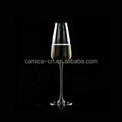 China Bohemia Elegant Hand Blown Crystal Champagne Flute for sale