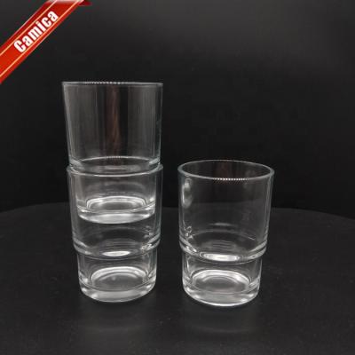 China Wholesale Viable 7oz Beer / Water Mug Glass Stacking Glasses for sale