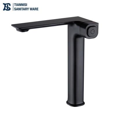 China TC1010-2B Thermostatic Faucets Piano Series Basin Faucet, Single Handle Basin Faucet, Black Basin Faucet for sale