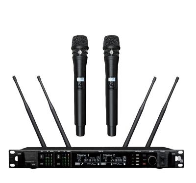 China Long Range Microphone TY-A500 Handheld Radio 2 Channel Selectable Microphone Handheld Microphone TY-A500 Metal IR Binding True UHF Diversity for sale