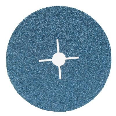 China Zirconia Disc Fiber Blend Edged Sanding Discs For Polish for sale