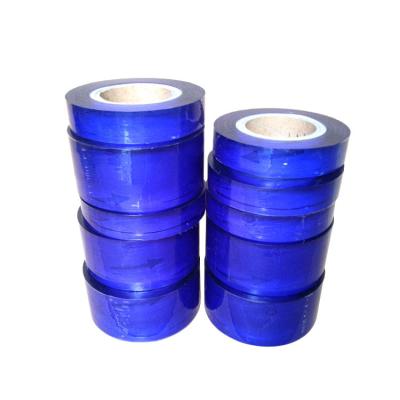 China Factory Price Moisture Proof Super Clear PVC Film Blue Wrapping Protective Film for sale