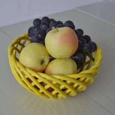 China Viable handmade ceramic fruit and vegetable basket for sale