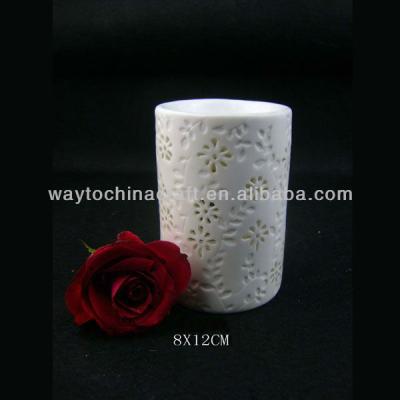 China Home Decoration Hot Sale Handmade Creative Antique Ceramic Candle Holders for sale