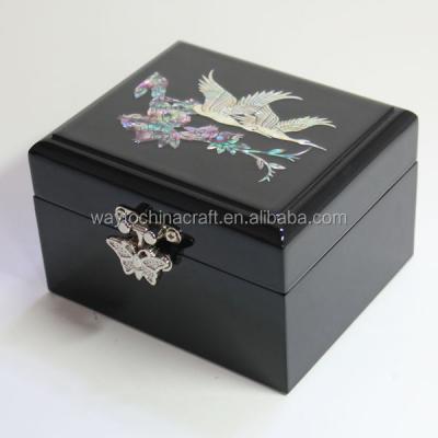 China Synthetic High End Pearlescent Inlay Jewelry Boxes for sale