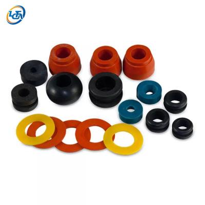 China EPDM high temperature rubber part nbr bushing silicone rubber industry resistance parts auto rubber factory for sale