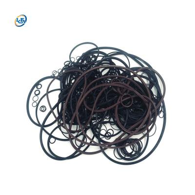 China High Performance Oil Resistance AS568 NBR EPDM FKM Buna Quad Ring For Sealing for sale