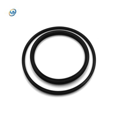 China Oil Resistance Black Red Yellow Color Silicone FKM NBR EPDM Hydraulic Rubber Seal X-Ring for sale