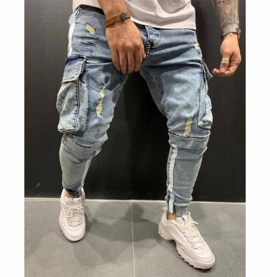 China New Viable Style Wholesale Mens Blue Pant Designers Jeans For Men Skinny Custom Jeans for sale