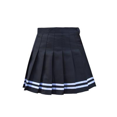 China Anti-static news Korean women's skirt preppy skirt a-line pleated high-waisted skirt for sale