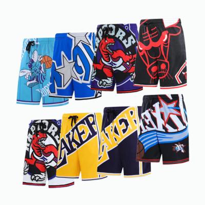 China Hot Selling Fashion Men's Basketball Shorts Breathable Mesh Team Quick Dry Basketball Shorts 100%Polyester for sale