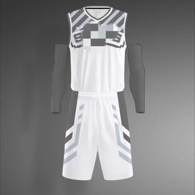 China Wholesale Breathable Men Sport Retro Team Training Jersey Shorts Quick Dry Basketball Clothes Mens Tank Top Uniform Sets for sale