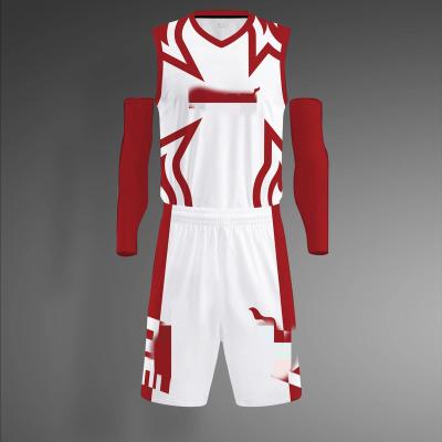 China Breathable Customize High Quality Summer Basketball Suits Tank Tops Training Vest Game Mesh Team Uniforms for sale