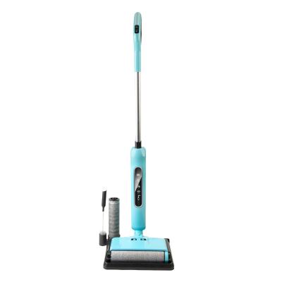 China With voice reminder electric cordless mop floor cleaning machine portable vacuum cleaner with led screen for sale