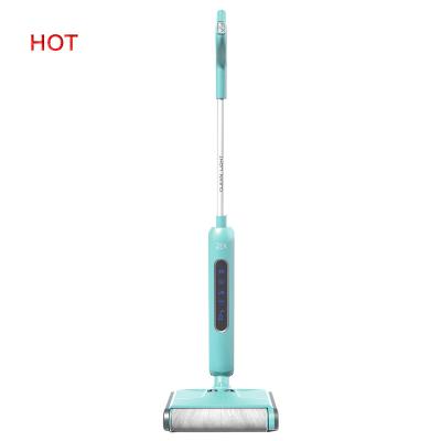 China With Voice Reminder Smart Wireless Wiper Automotive Led Screen Voice Reminder Handheld Vertical Household Electric Broom for sale