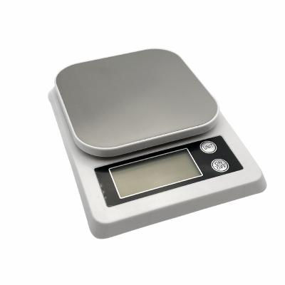 China WITH LID Large LCD Display Kitchen Food Scale Stainless Steel Rechargeable Digital Kitchen Food Scale for sale