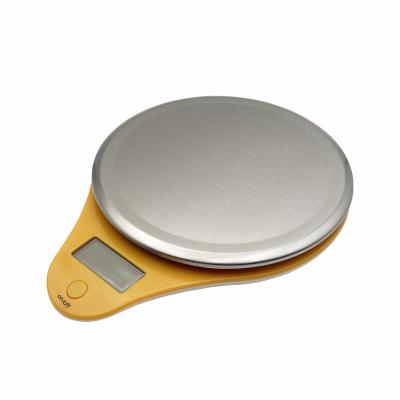 China With Tray Hot Sale 5KG Stainless Steel Weight Food Kitchen Digital Scale for sale