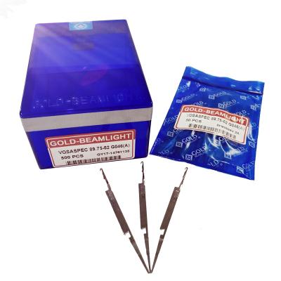 China Textile gold-beamlight flat knitting needle/transfer needle VOSASPEC 89.75-52 G046 for sale