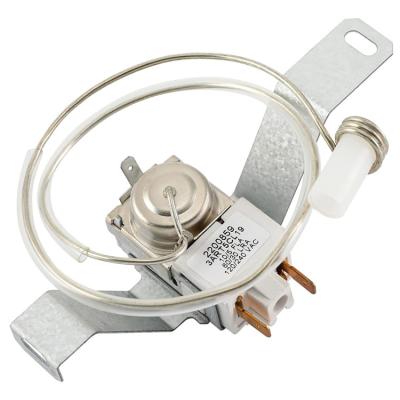 China 2200859 Car Refrigerator Thermostat Control Air Conditioner Parts Capillary Defrost HVAC/R Bimetal Thermostat for sale