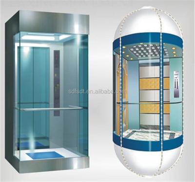 China Glass Elevators Safety Speed ​​Panorama Guided Elevator for sale