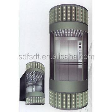 China 6 Person Glass Panoramic Building Elevator Price Panoramic Elevators EN81 And EN115 Standards for sale