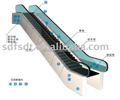 China Mall China Elevator New Manufacture Automatic Passenger Sidewalk / Escalator 35 degree and 30degree (FJF6000) for sale