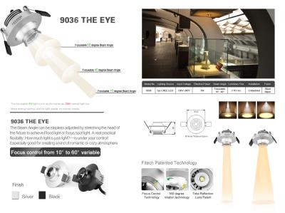 China Projector do foco do diodo emissor de luz de Dimmable 220V, Dimmable 100V - 240V recessed conduziu a iluminação à venda