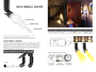 China 8 CRI da luz 480Lm 75 do diodo emissor de luz do watt 4000K Focusable para a loja de roupa à venda