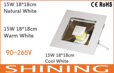 China ROHS genehmigte Kriteriumbezogene Anweisung 50000h Flughäfen 15watt 1200Lm PFEILER-LED Downlight 75 zu verkaufen