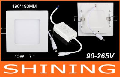 China CE Approved 15W Compact SMD LED Panel Light 1060Lm Exterior Light for sale