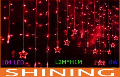 China 220V 4m LED Curtain Lights 50000h Long Life For Outdoor Decoration for sale