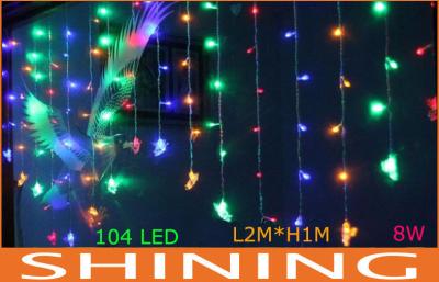 China 220v/110v 8*4m led curtain light with CE/ROHS and SAA certificate for sale